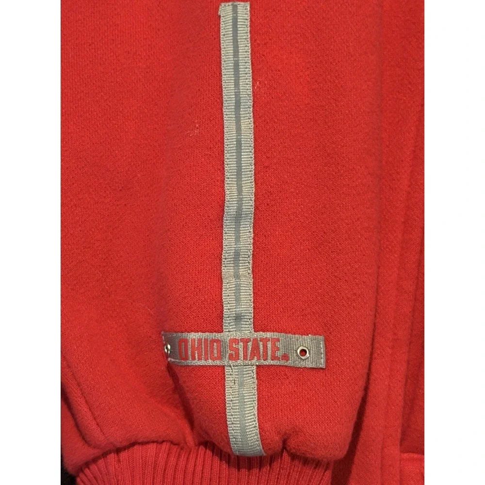Nike Full Zip Long Sleeve Red Ohio State Sweatshirt Jacket Mens XXL